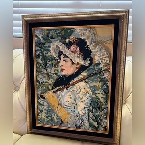 COPY - Vintage needlepoint picture 23 by 18